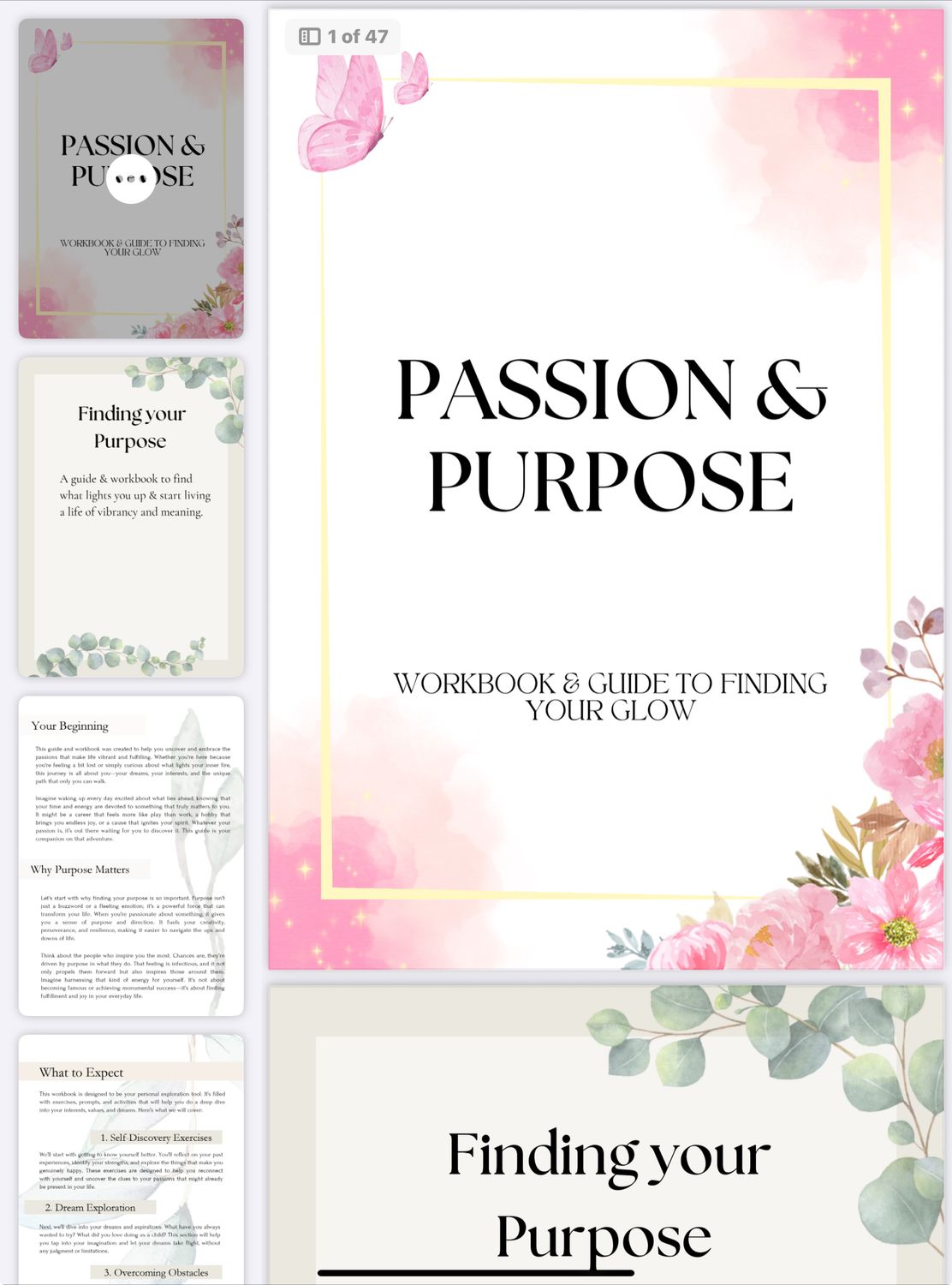 Passion Purpose Workbook Ebook