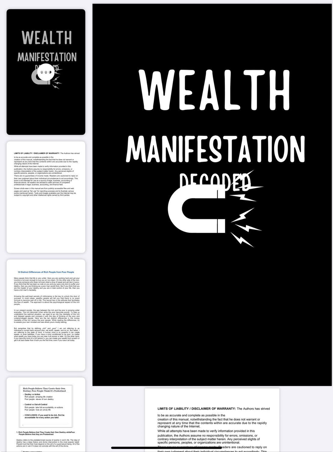 Wealth Manifestation Decoded Ebook