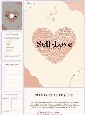 Self Love Workbook Ebook