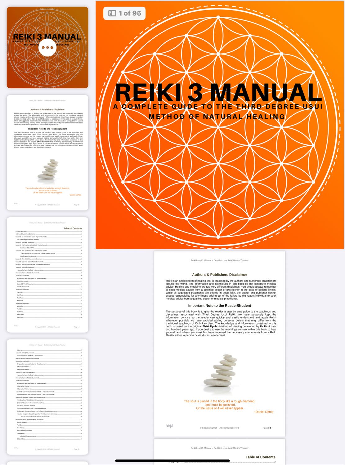 Reiki 3 Manual Ebook