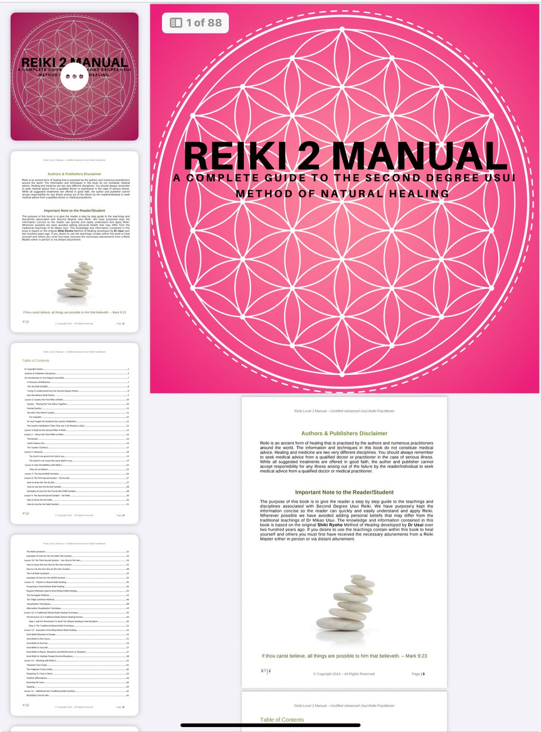 Reiki 2 Manual Ebook