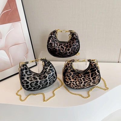 Orchid Dark Brown Leopard Print