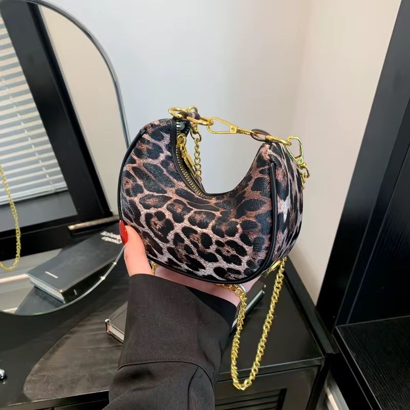 Orchid Dark Brown Leopard Print