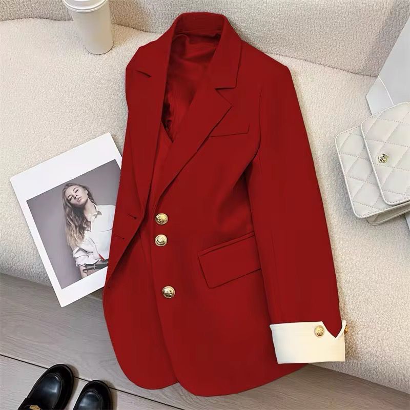 Victoria Blazer Red