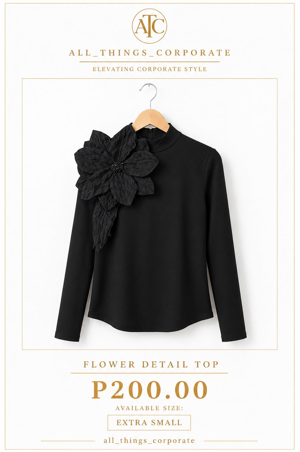 Flower Detail Top