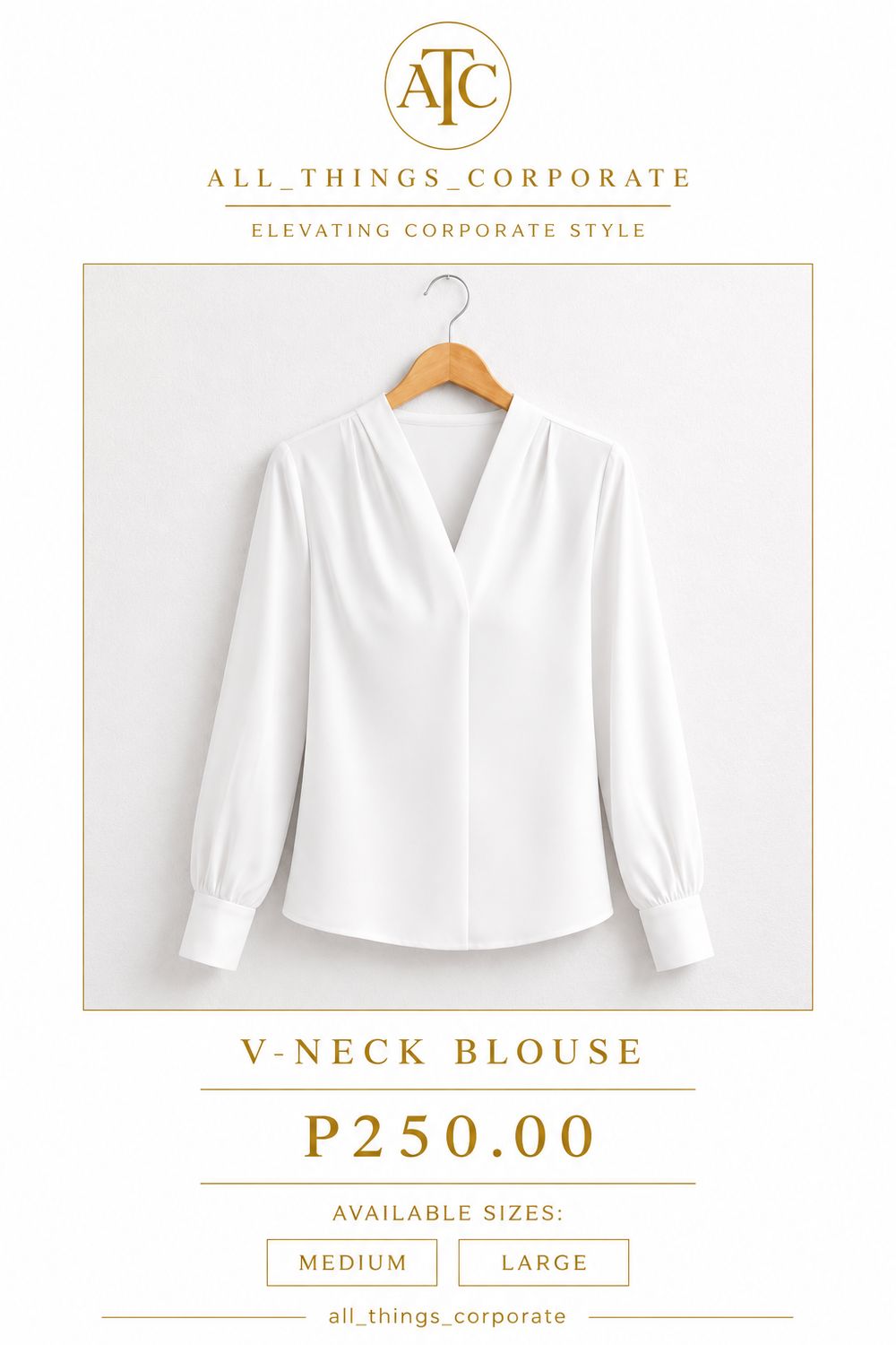 V-neck Blouse