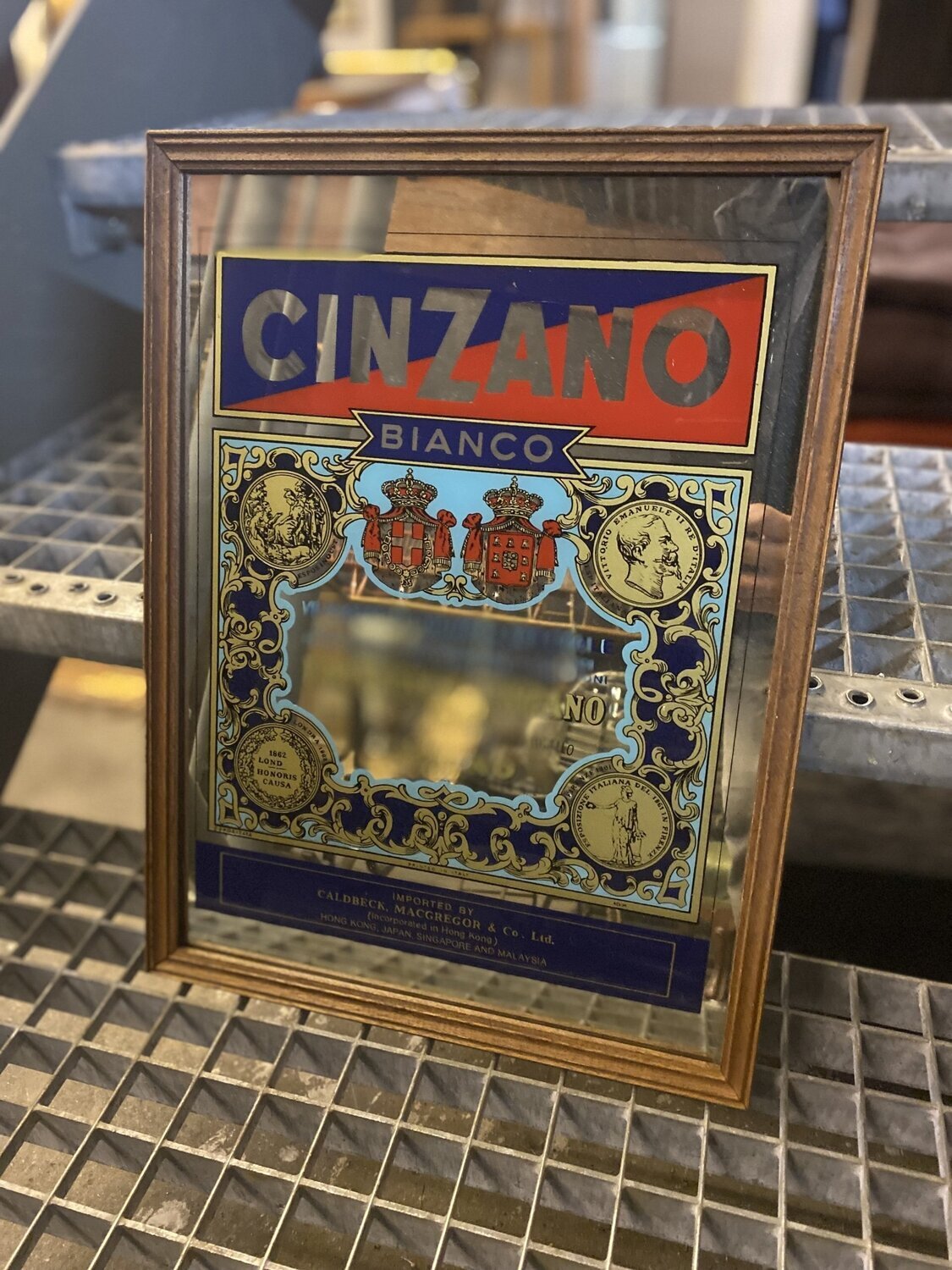 Cinzano Bianco Vintage Bar Spiegel