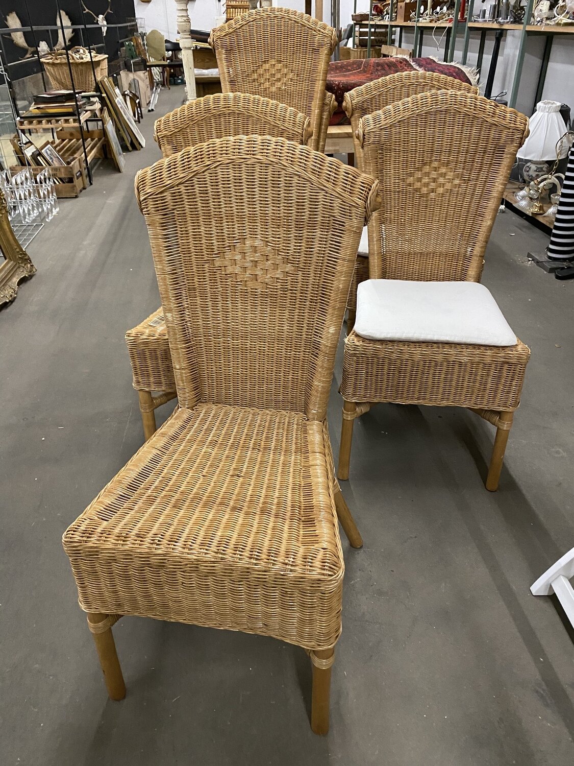 Rattan Korbstuhl