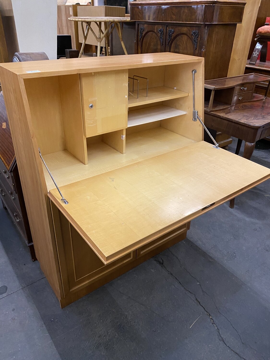 Sekretär Schreibtisch Klappsekretär