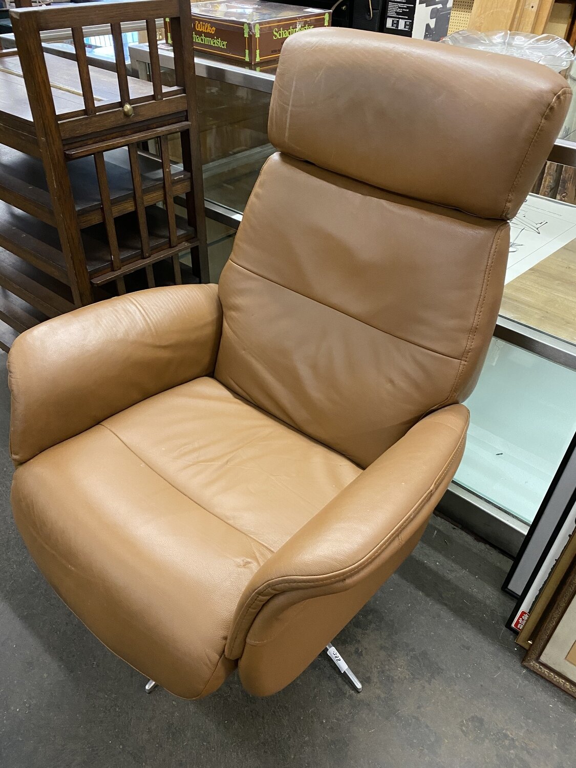 Sessel Leder Relaxsessel Fernsehsessel Kippfunktion