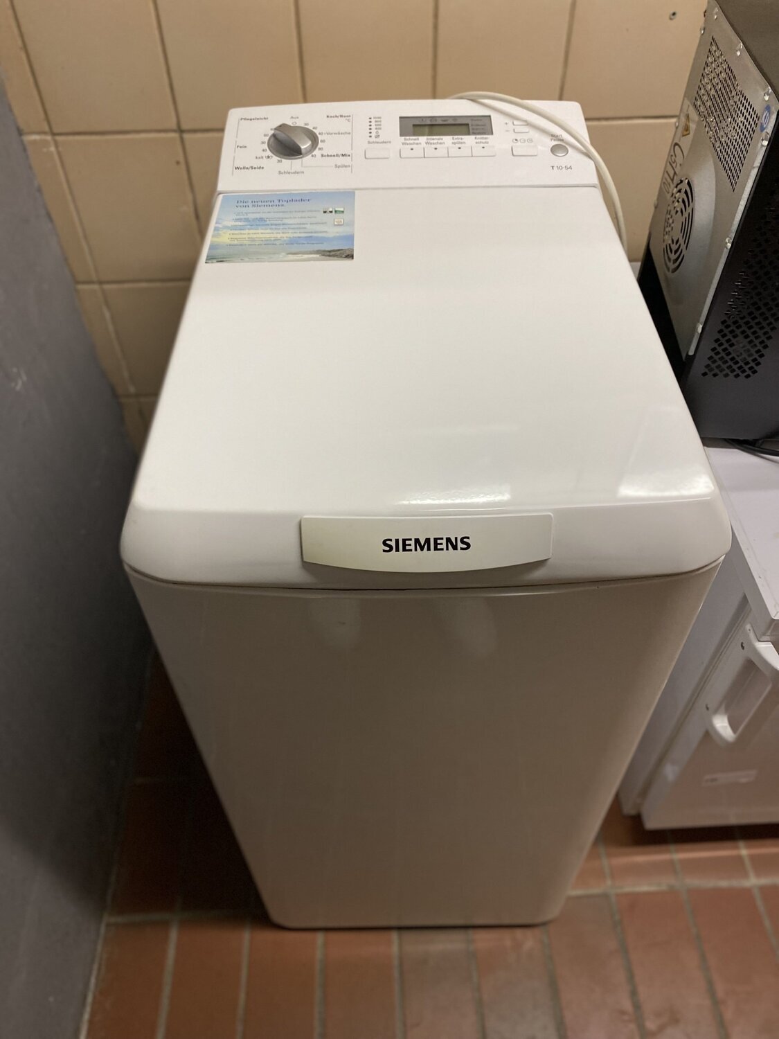 Siemens Toploader Waschmaschine