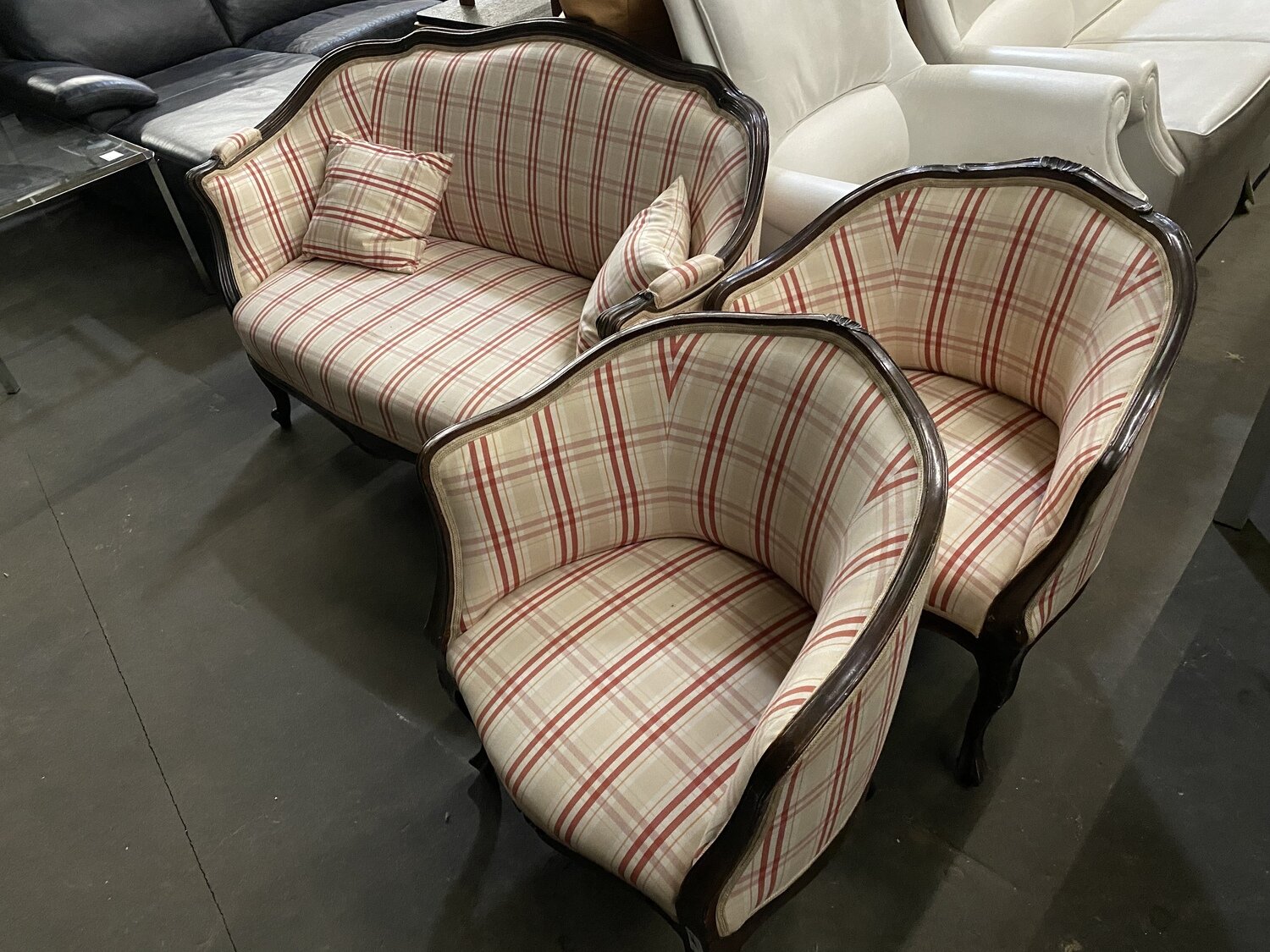 Sofa mit 2 Sessel