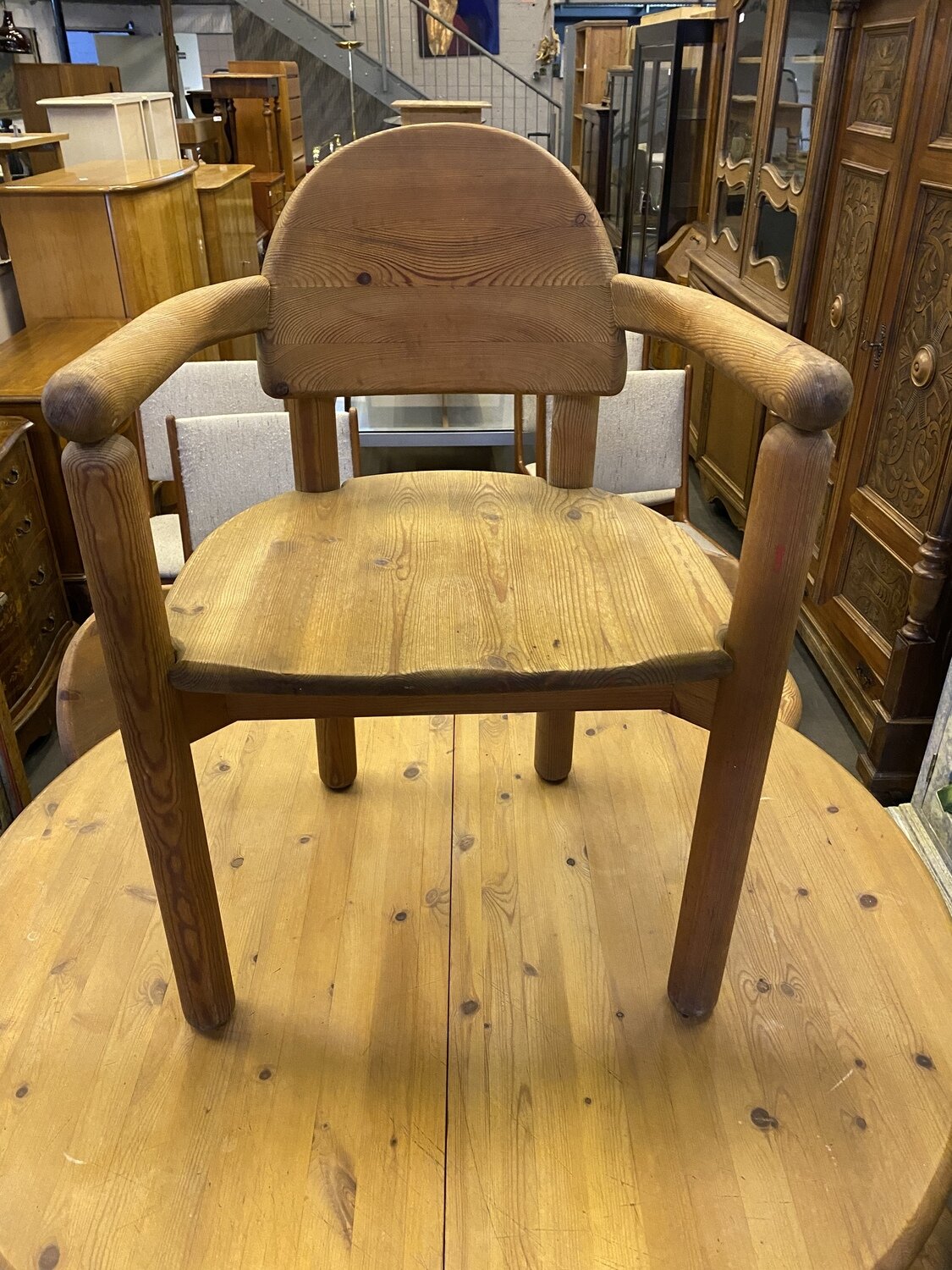Tischgruppe Set 5 Stühle Rainer Daumiller