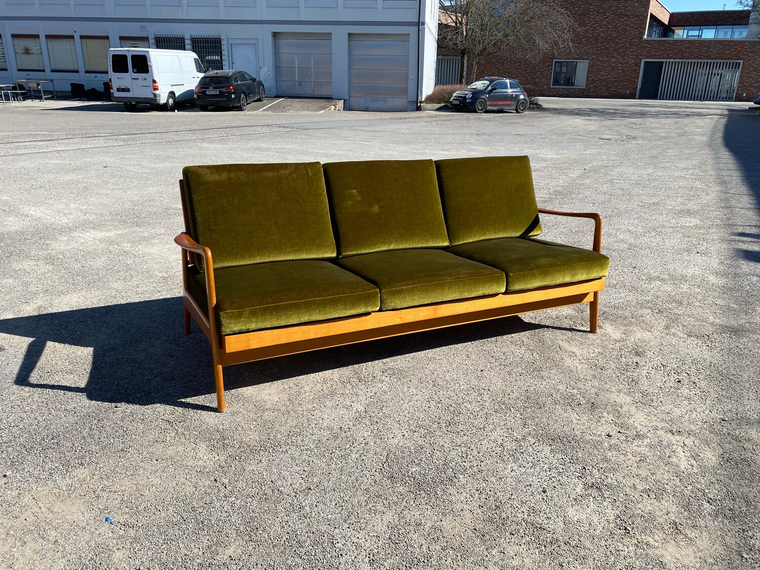 Sitzgruppe Sessel Sofa Hocker Vintage Danish Design Mid Century Modern