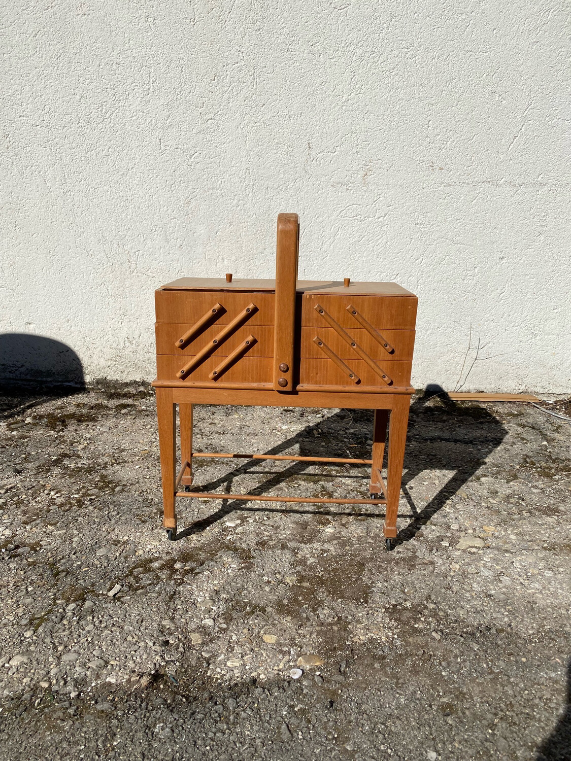 Nähtischchen Nähkästchen Rollwagen