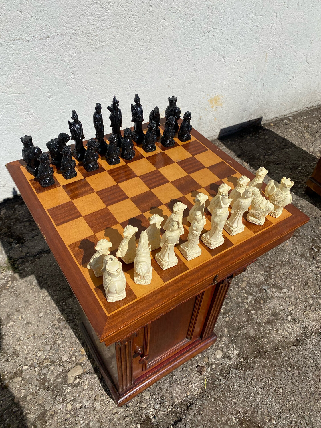 Schachspiel Schachbrett Schachfiguren