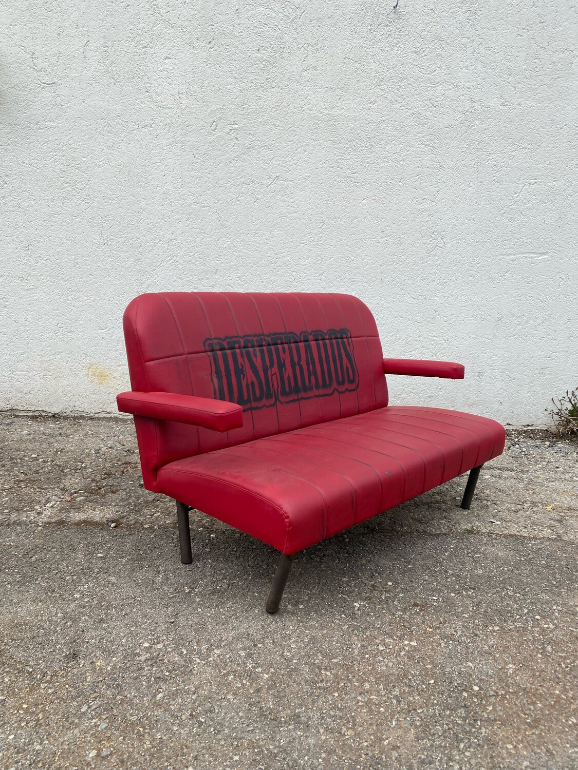 Desperados Leder Couch Sofa Zweisitzer Vintage
