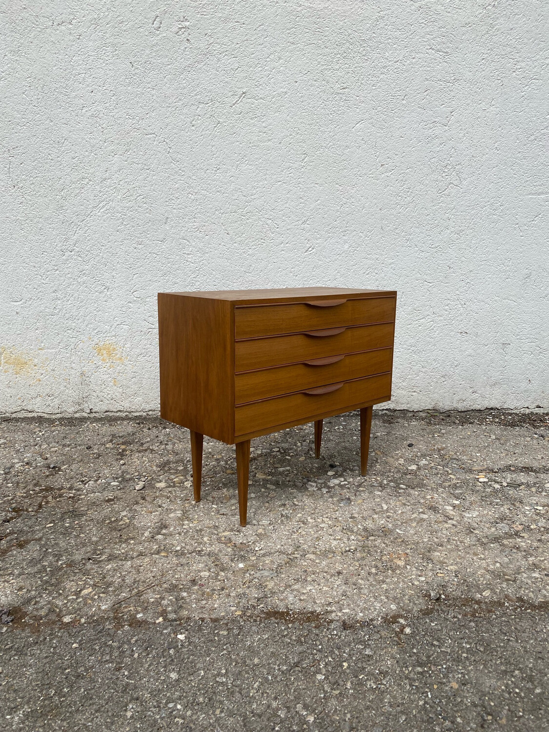 Sideboard Schubladenkommode Kästchen Nußbaum Vintage Mid Century