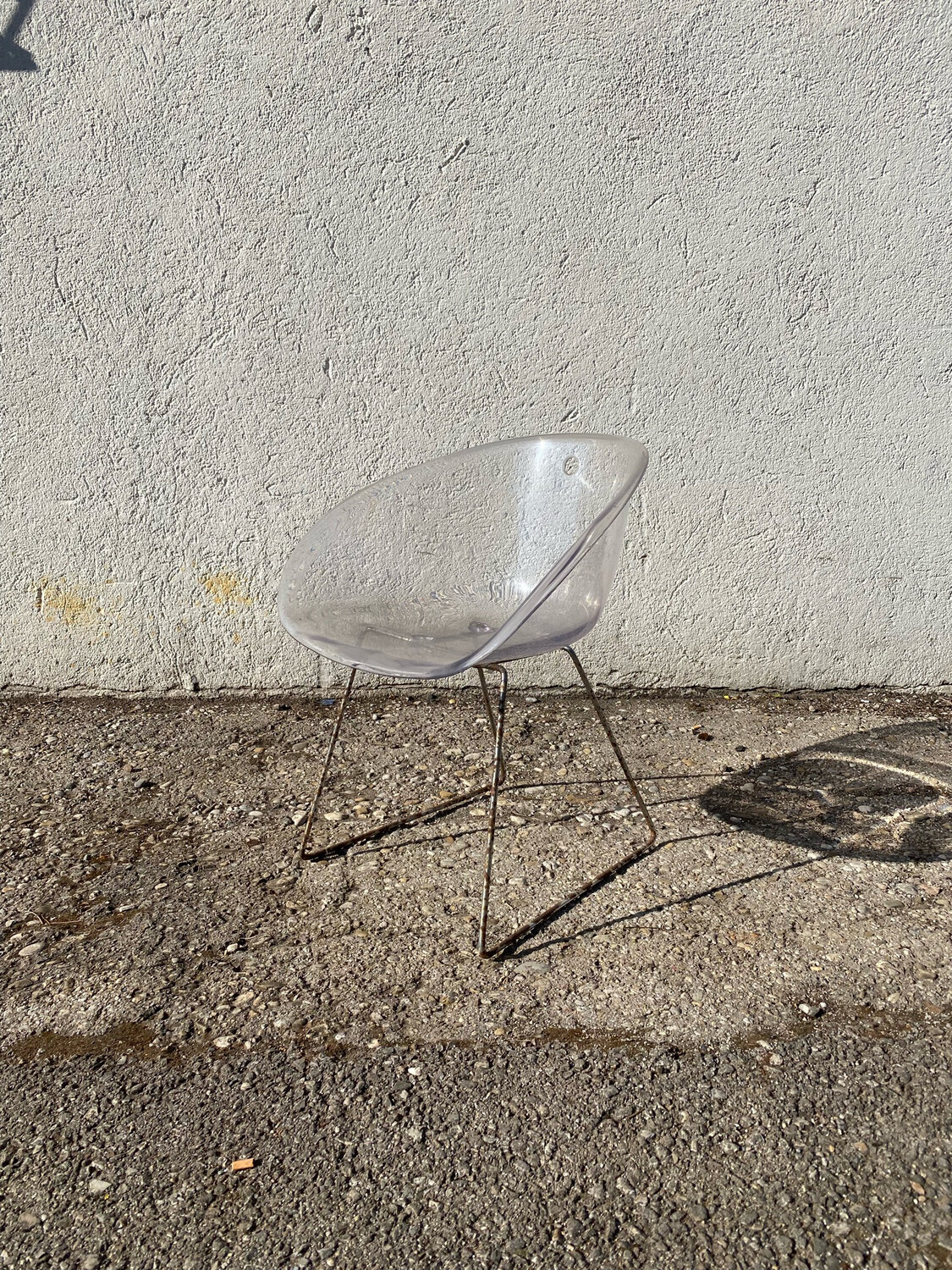 Pedrali Gliss Arm Chair Armlehnstuhl Transparent Schlittenbeine