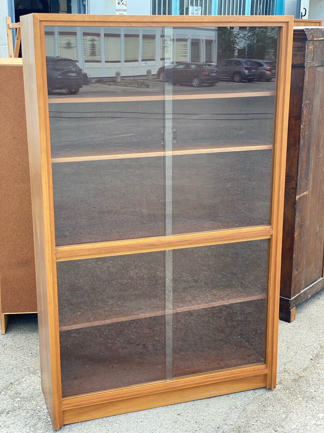 Vitrine Vitrinenschrank Mid Century Vintage