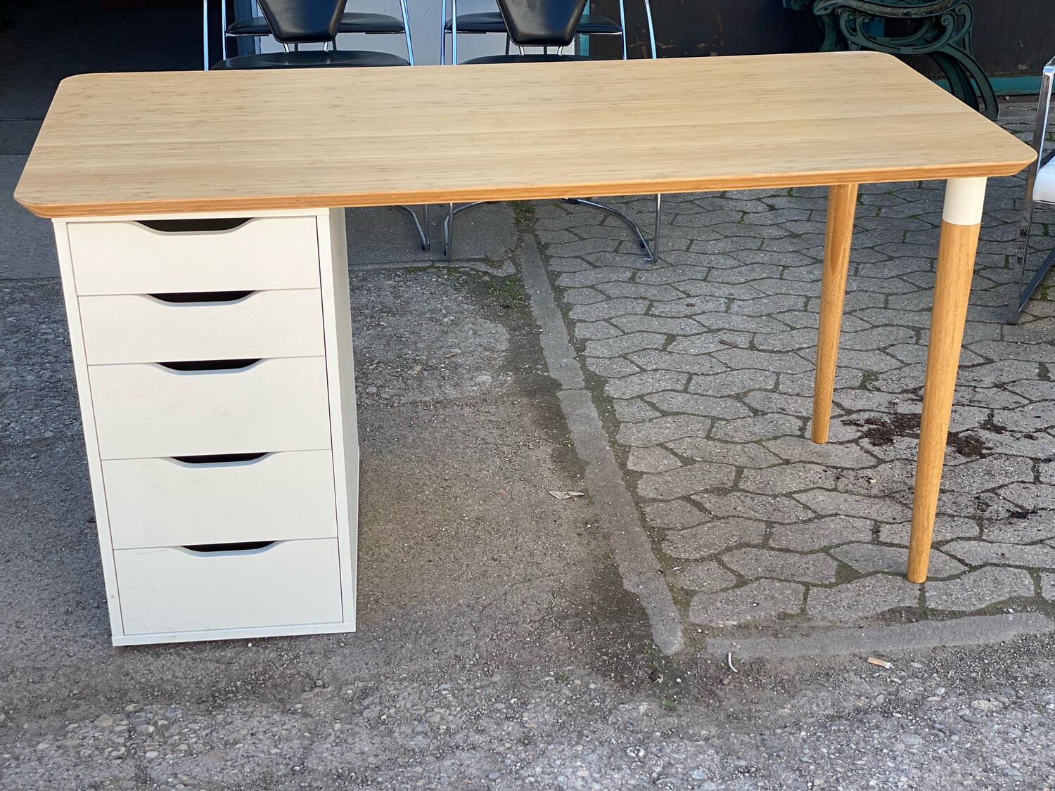 Schreibtisch Tisch Bürotisch mit Container
