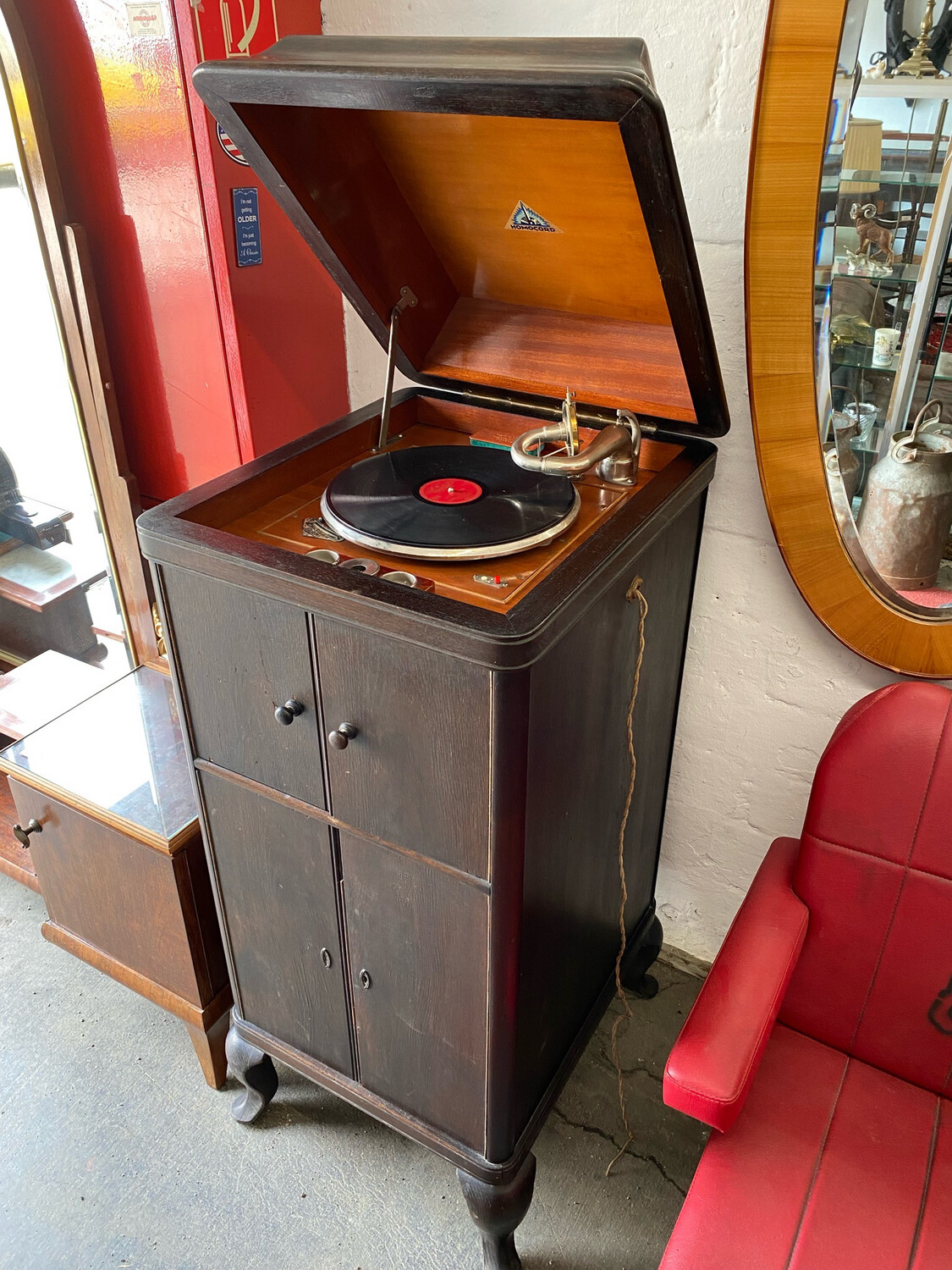 Altes Grammophon Homocord
