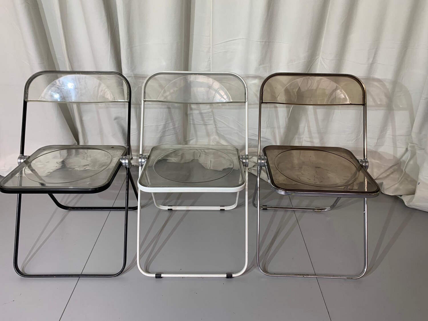 Giancarlo Piretti Castelli Plia Klappstuhl Plexiglas 300 Stück