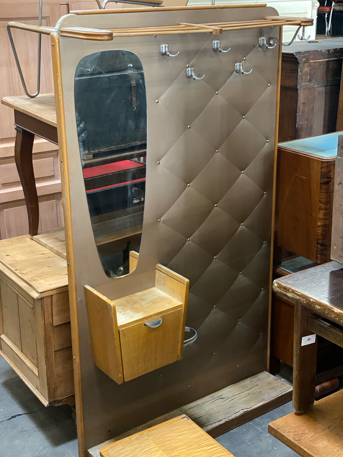 Garderobe Flurgarderobe Mid Century Vintage