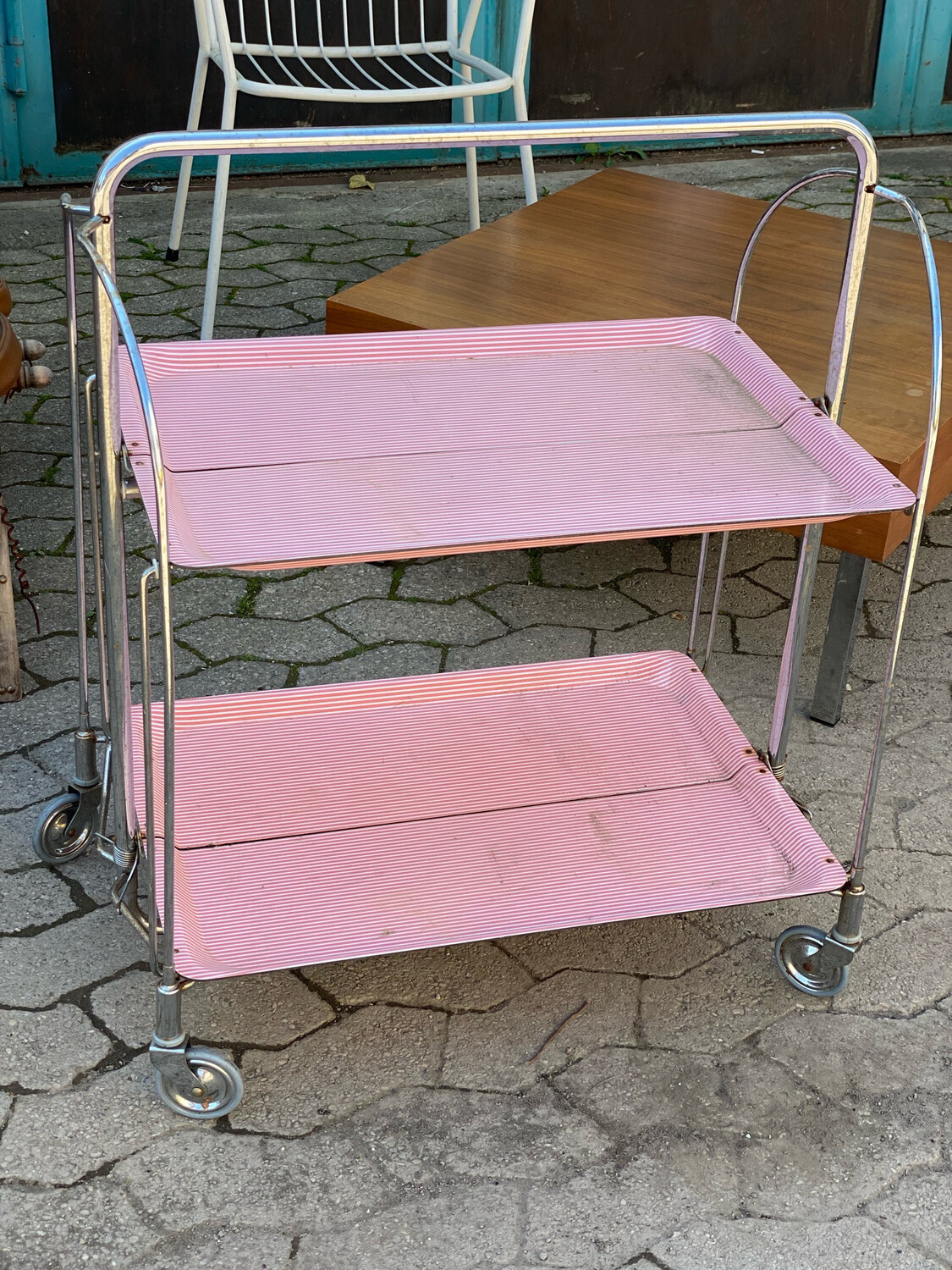 Dinette Servierwagen Klappwagen Teewagen