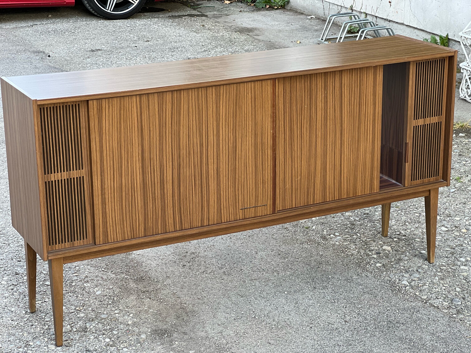 Musikschrank Musikkommode Mid Century