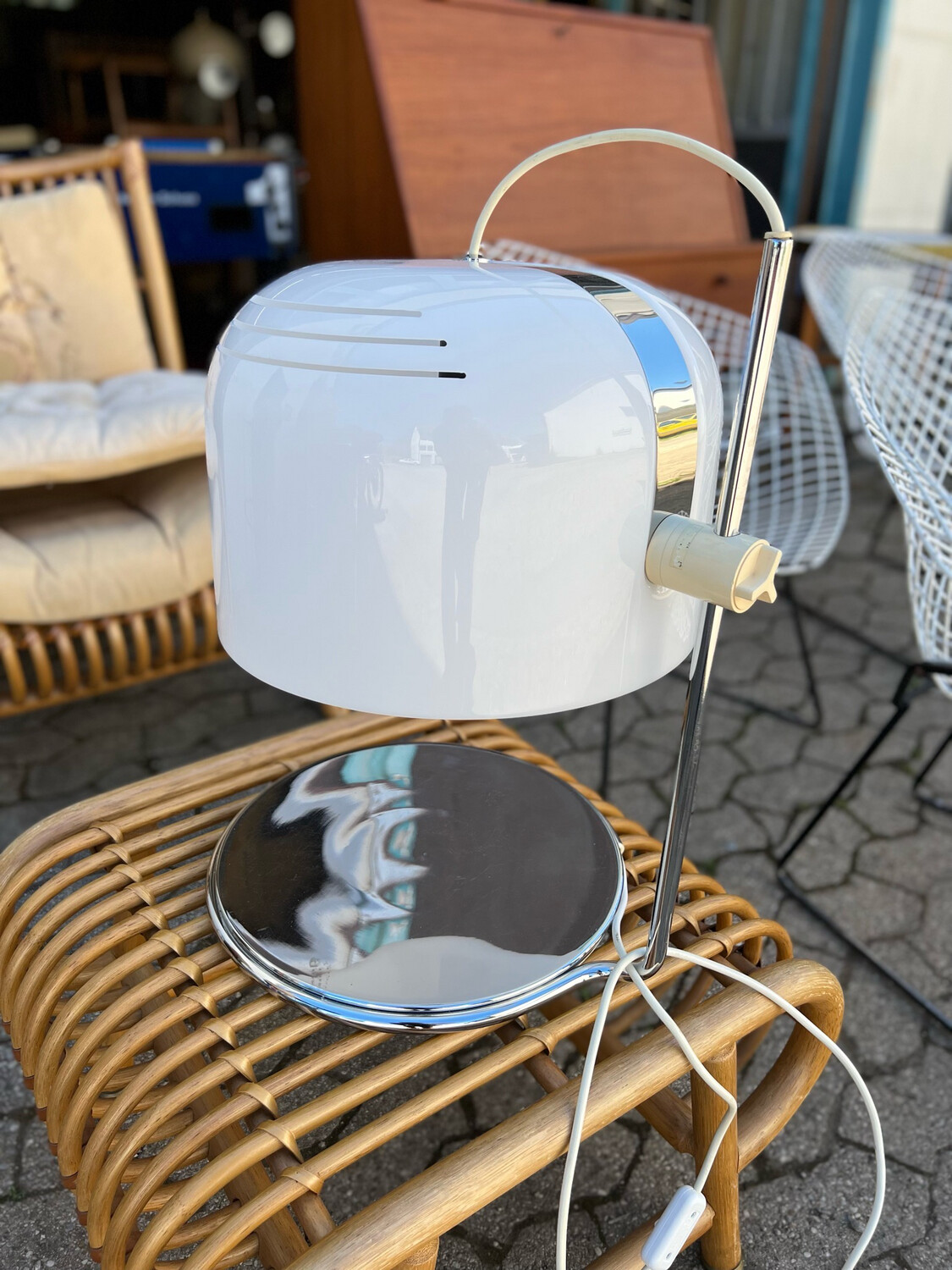 Tischlampe Tischleuchte Guzzini Mid Century Vintage