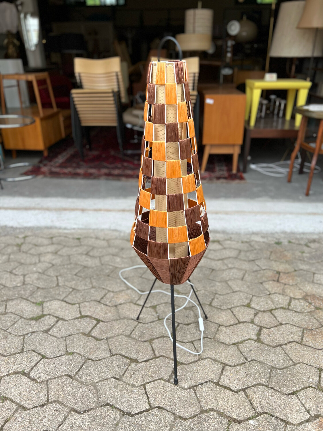 Stehlampe Stehleuchte Mid Century Vintage