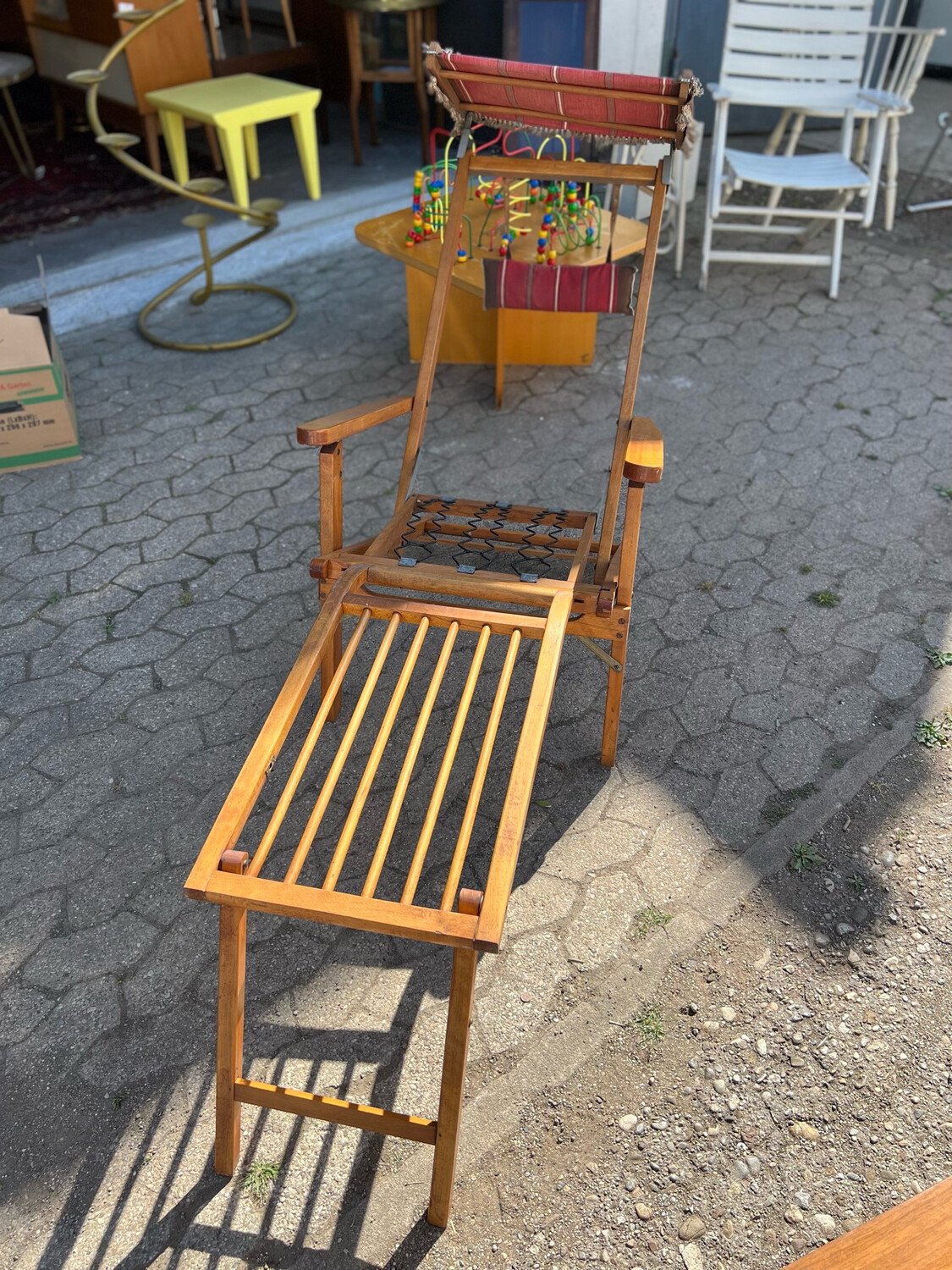Liegestuhl Relaxstuhl Holzliegestuhl