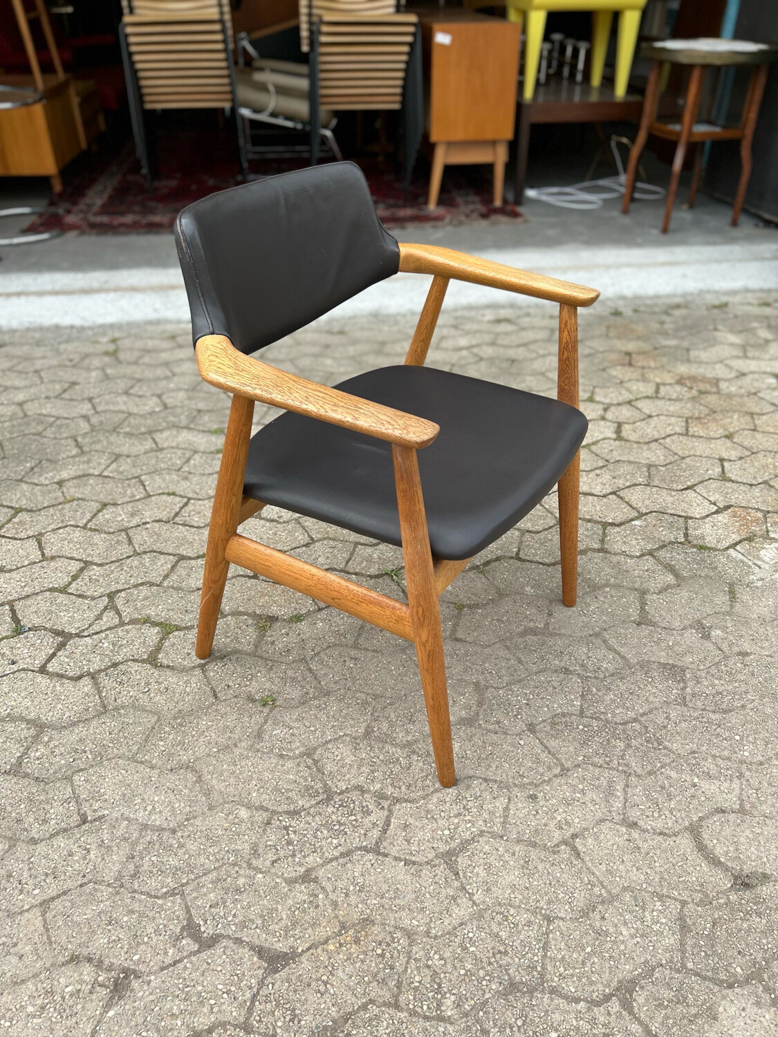 Stuhl Armlehnstuhl Svend Aage Eriksen Glostrup Danish Mid Century