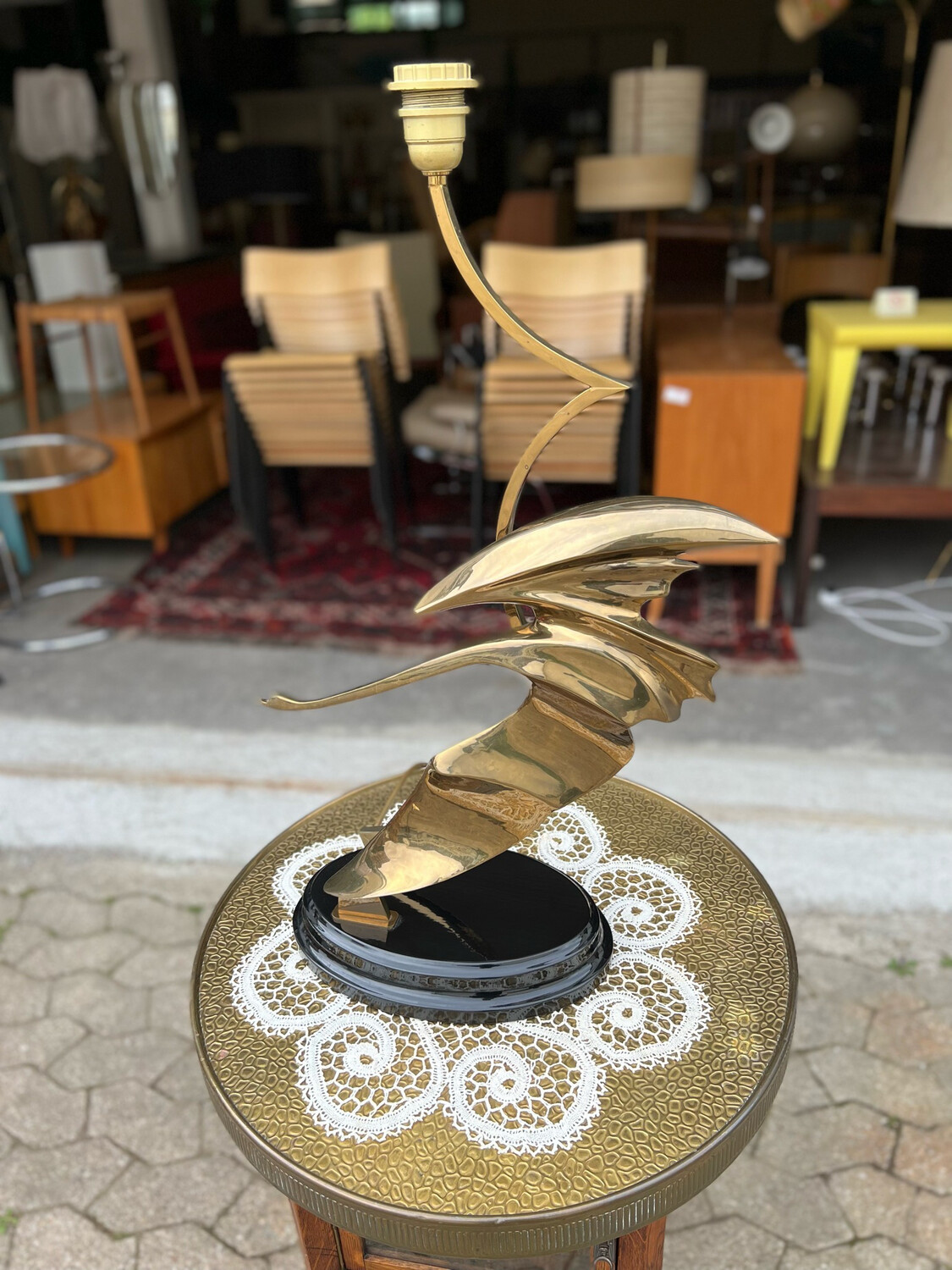 Tischlampe Tischleuchte Lampenfuß Art Deco Stil