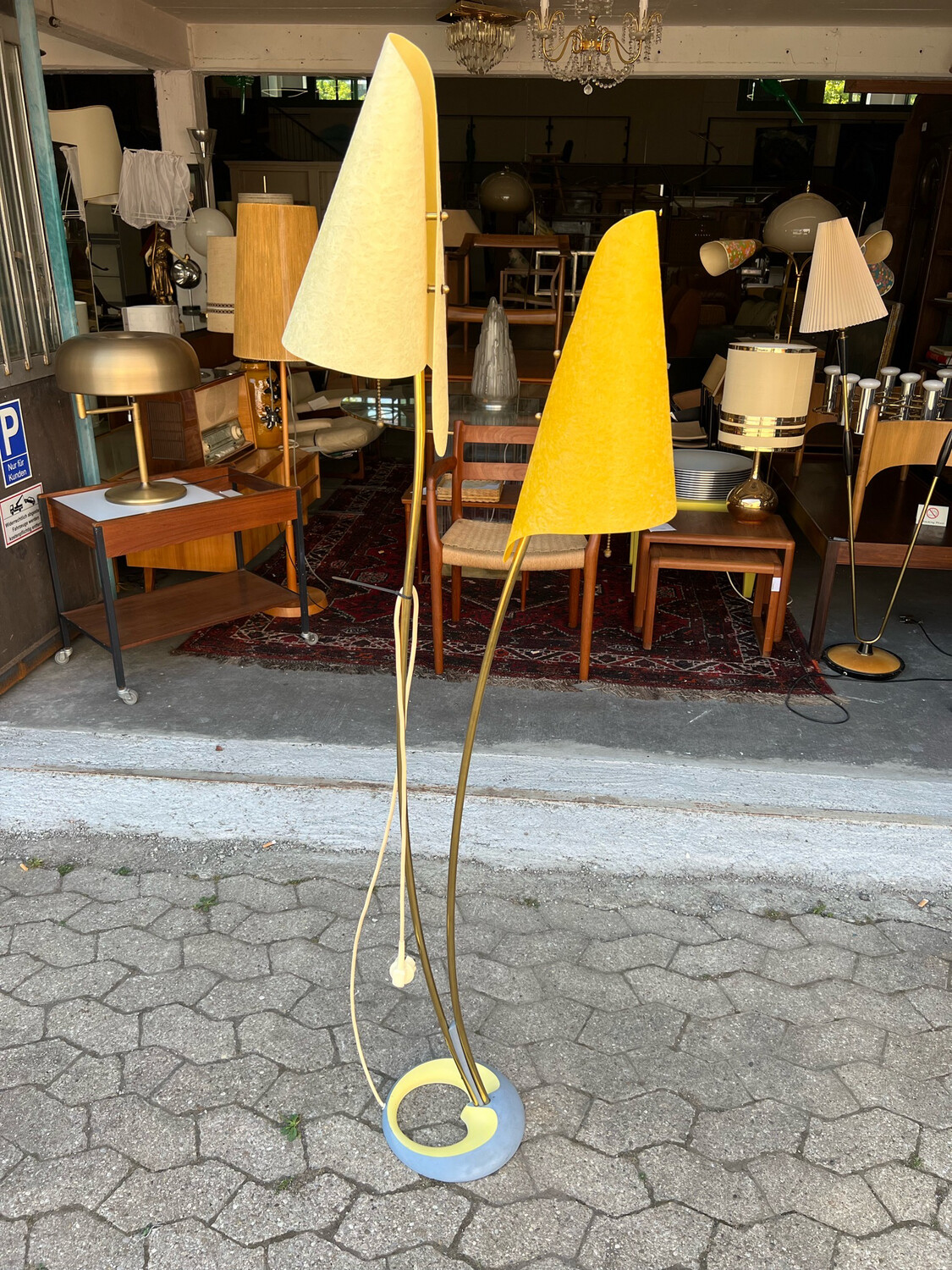 Stehlampe Stehleuchte Mid Century Vintage
