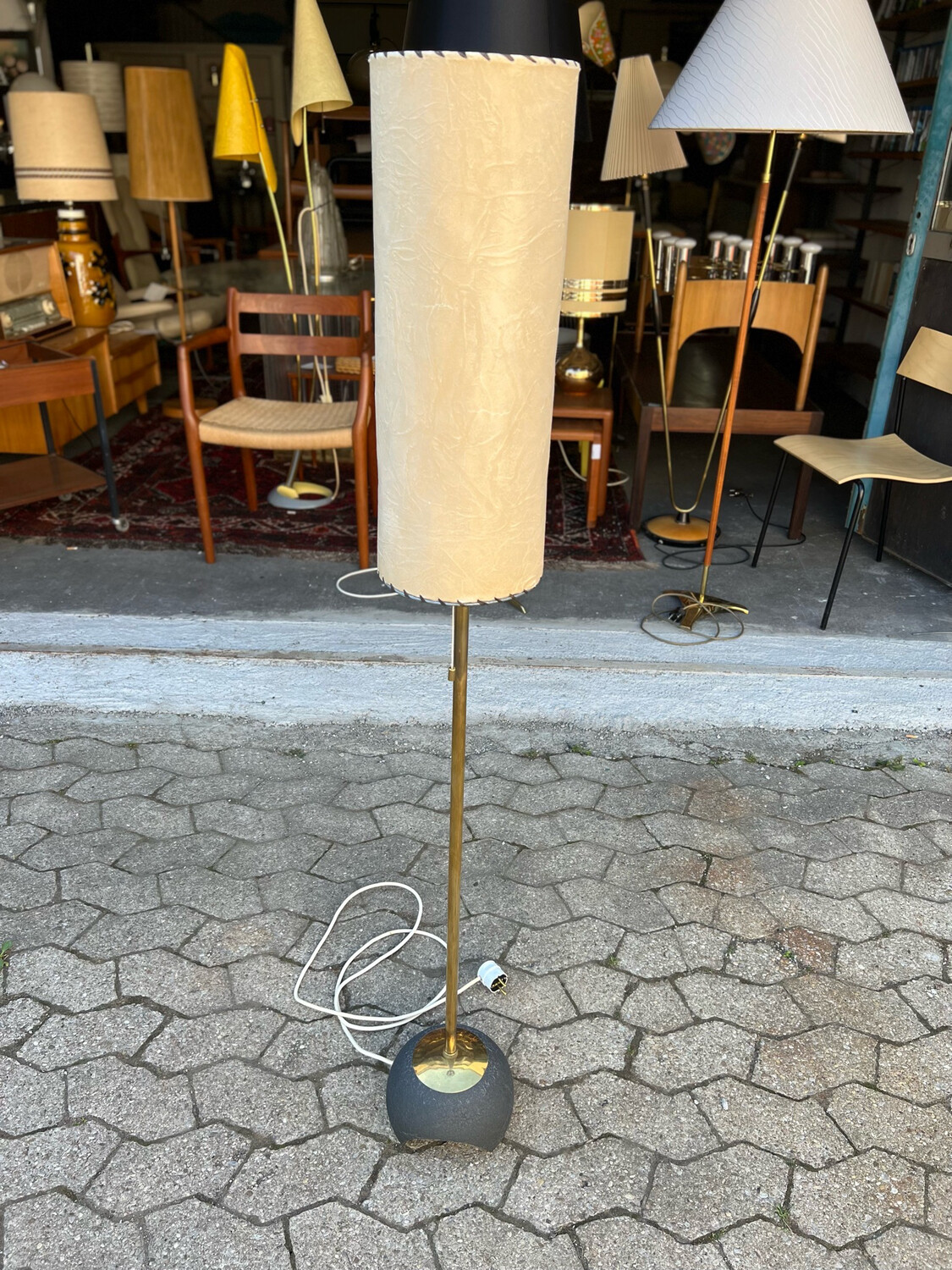 Stehlampe Stehleuchte Mid Century Vintage