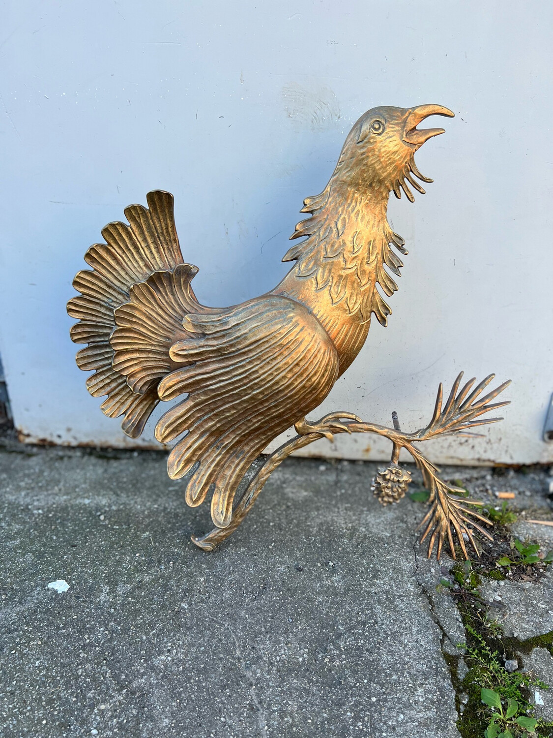 Bronzeguss Figur Bronze Auerhahn