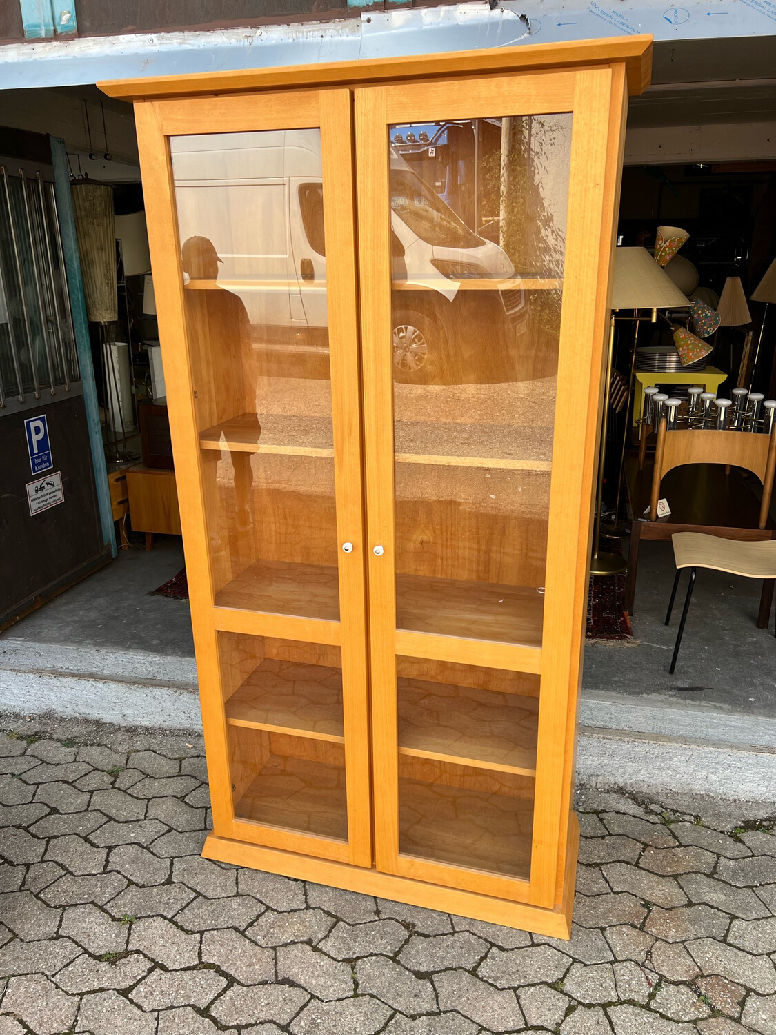 Vitrine Vitrinenschrank Schrank Küchenschrank