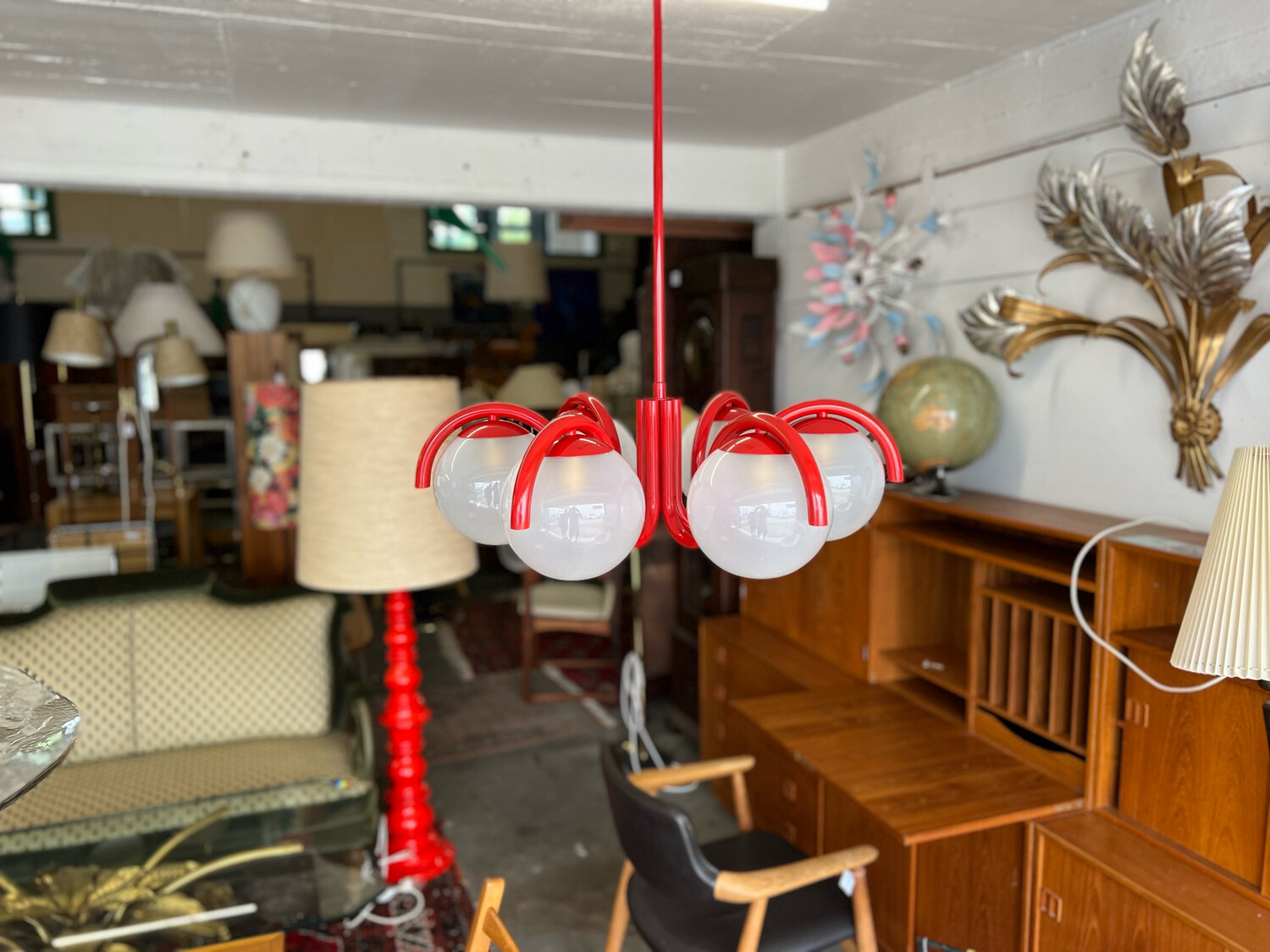 Sputnik Deckenlampe Deckenleuchte Mid Century Vintage