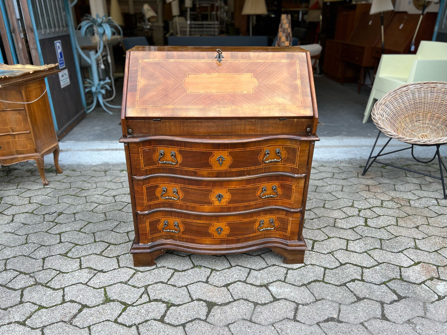 Sekretär Schreibtisch Klappsekretär