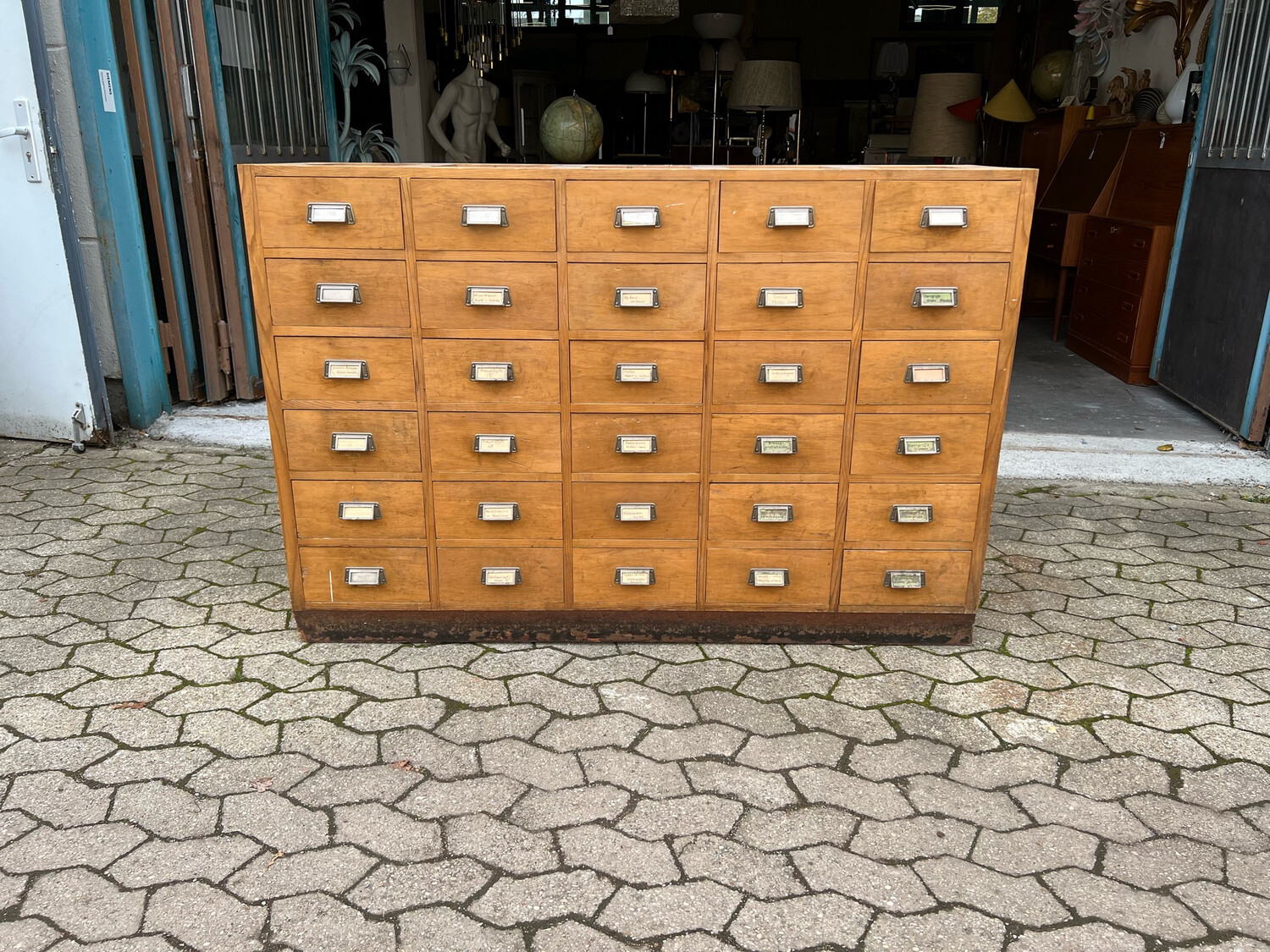 Apothekerschrank Apothekerkommode Ladenschrank 1von2