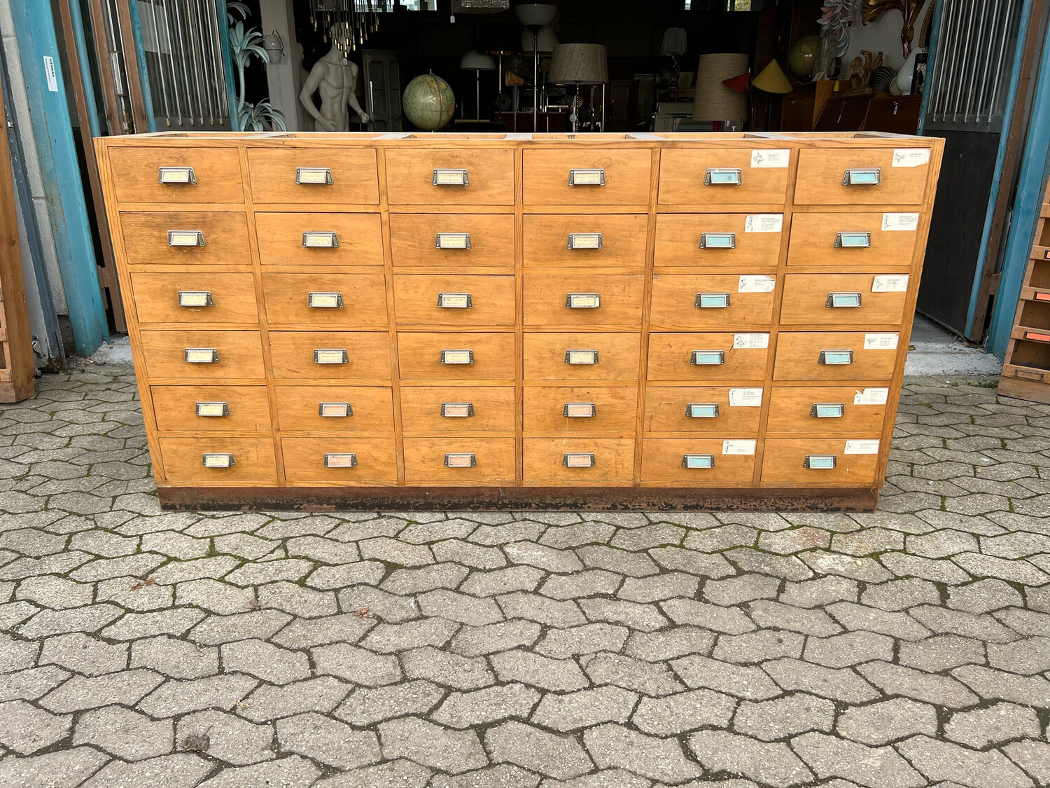Apothekerschrank Ladenschrank Schubladenschrank 1von2