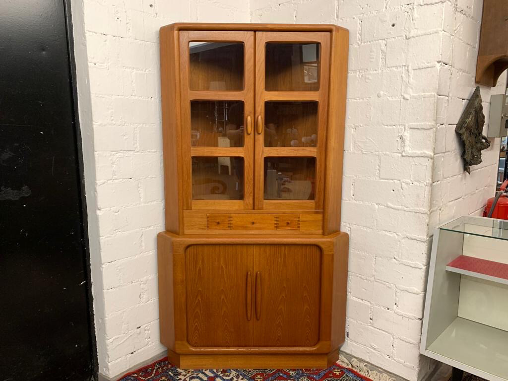 Eckschrank Schrank Vitrinenschrank Dyrlund Danish Teak Mid Century