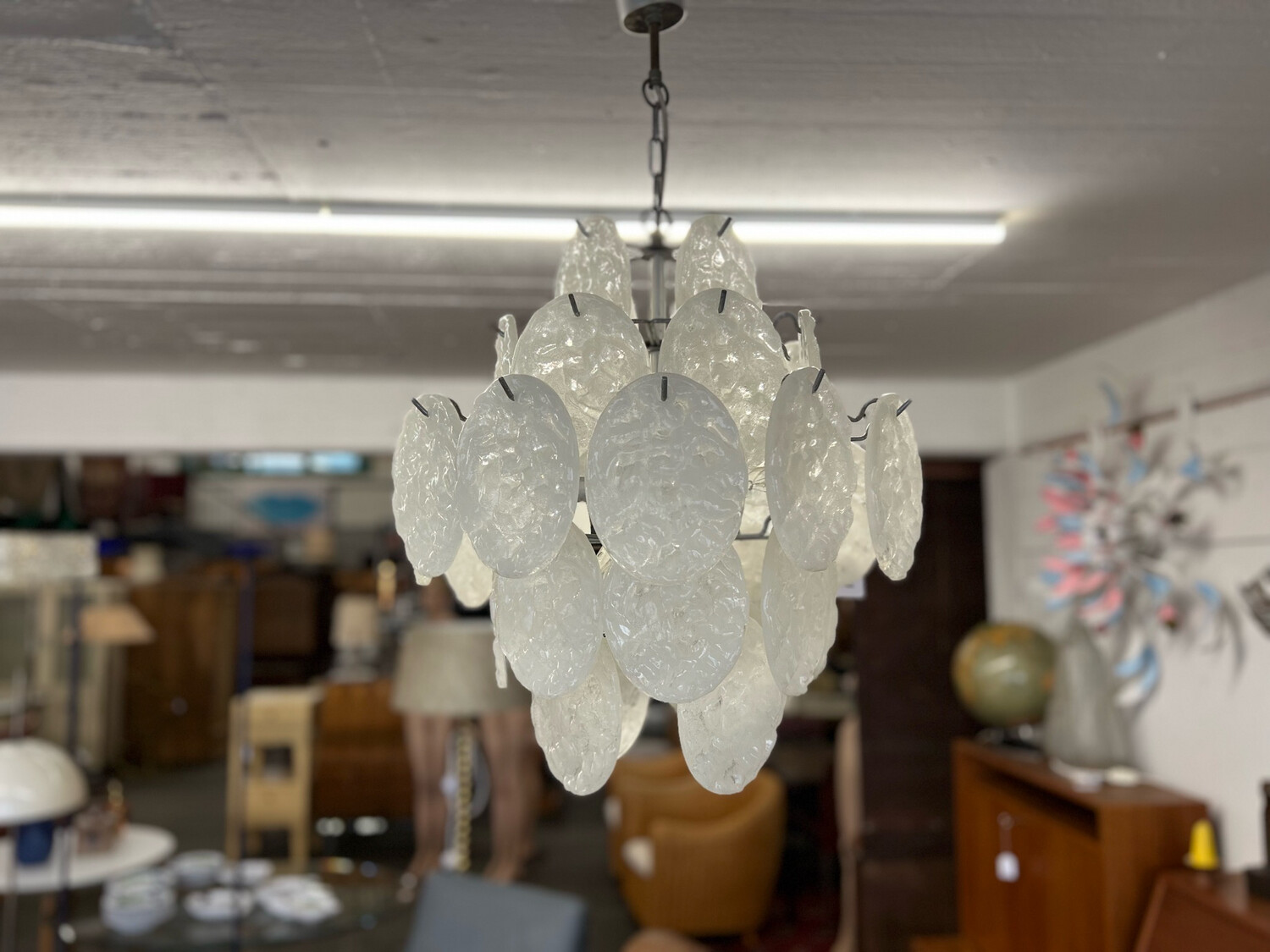 Deckenlampe Deckenleuchte Hängeleuchte Mid Century Vintage