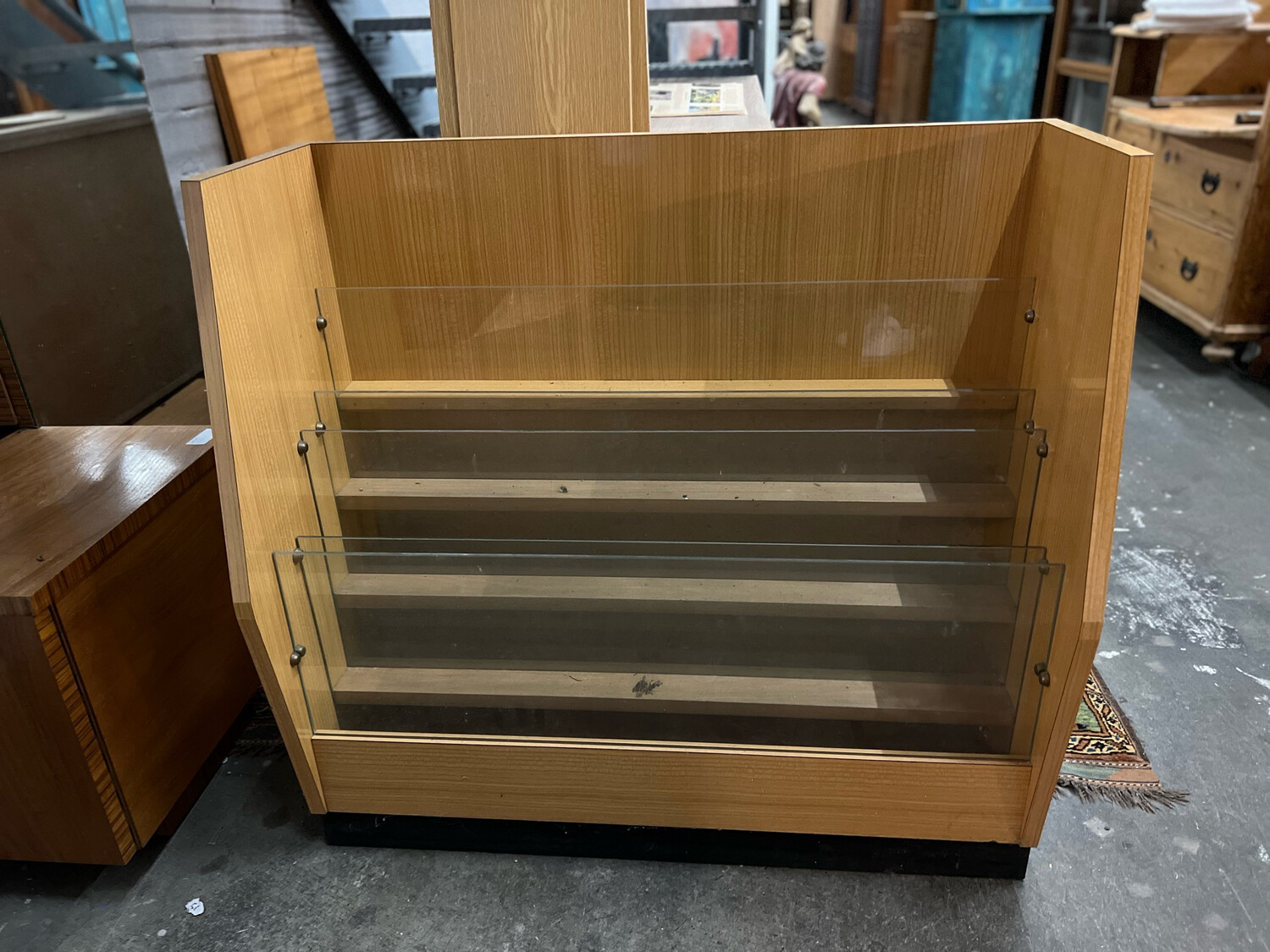 Vitrine Schaukasten Ausstellvitrine Mid Century Vintage