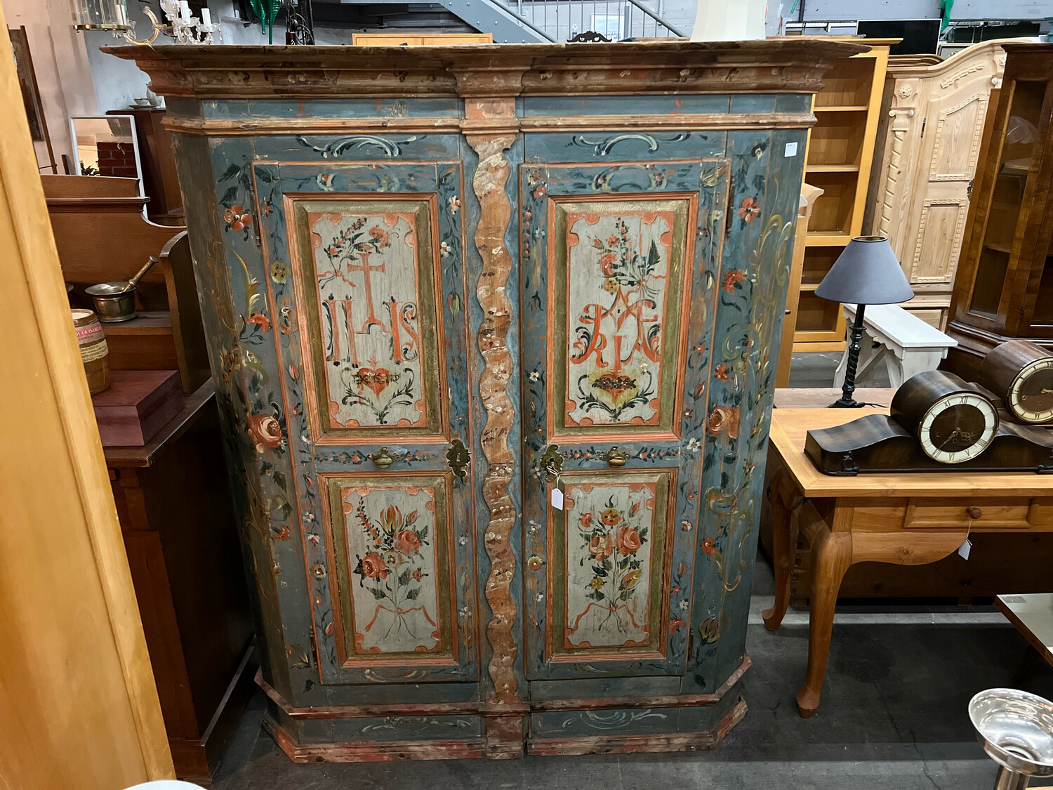 Antiker Bauernschrank Schrank Kleiderschrank