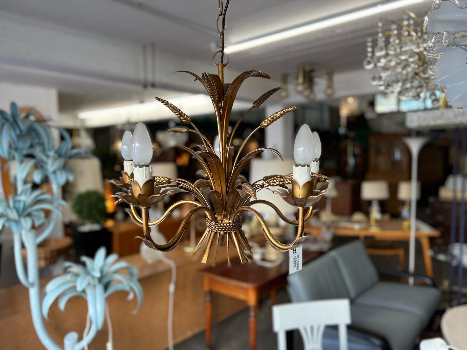 Deckenlampe Deckenleuchte Hans Kögl Mid Century Vintage