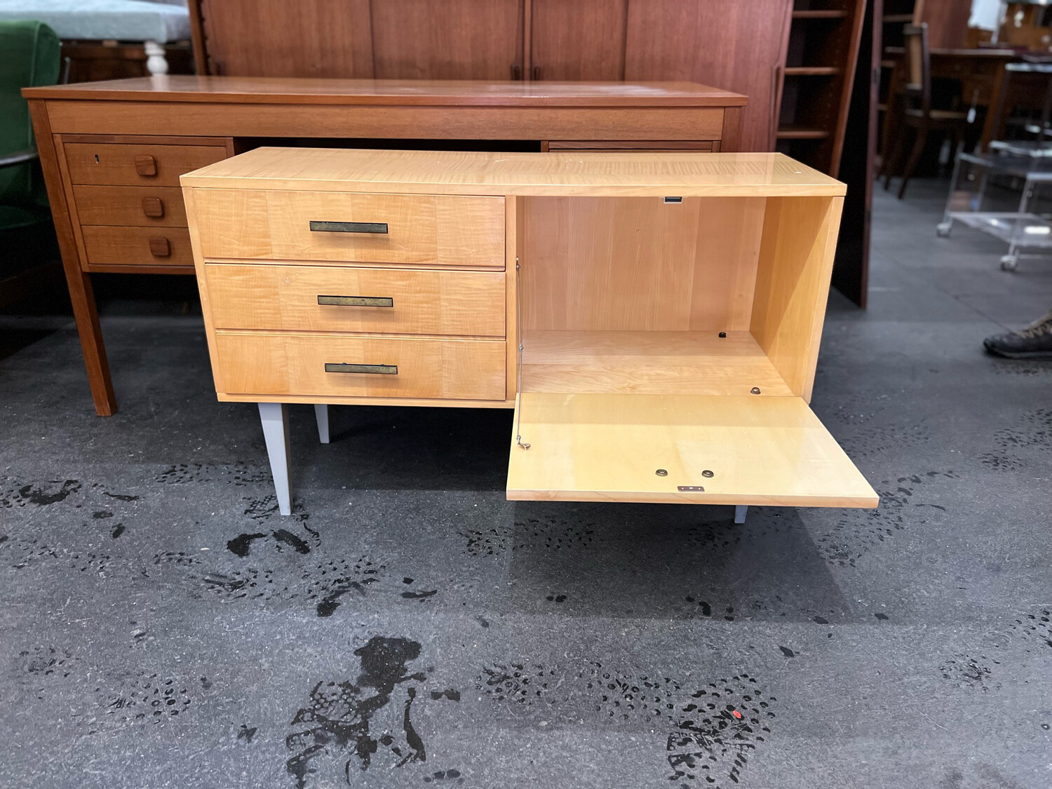 Sideboard Kommode Kästchen Schuhschrank Mid Century Vintage