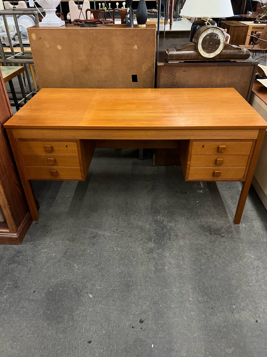 Schreibtisch Sekretär Domino Møbler Danish Teak Mid Century Vintage